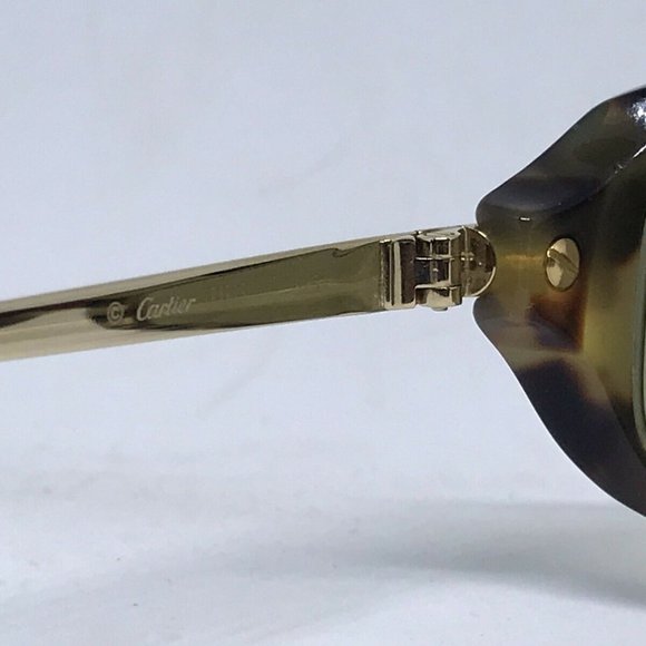Cartier Glasses Sunglasses Santos Gold Vintage Frames - Picture 8 of 10